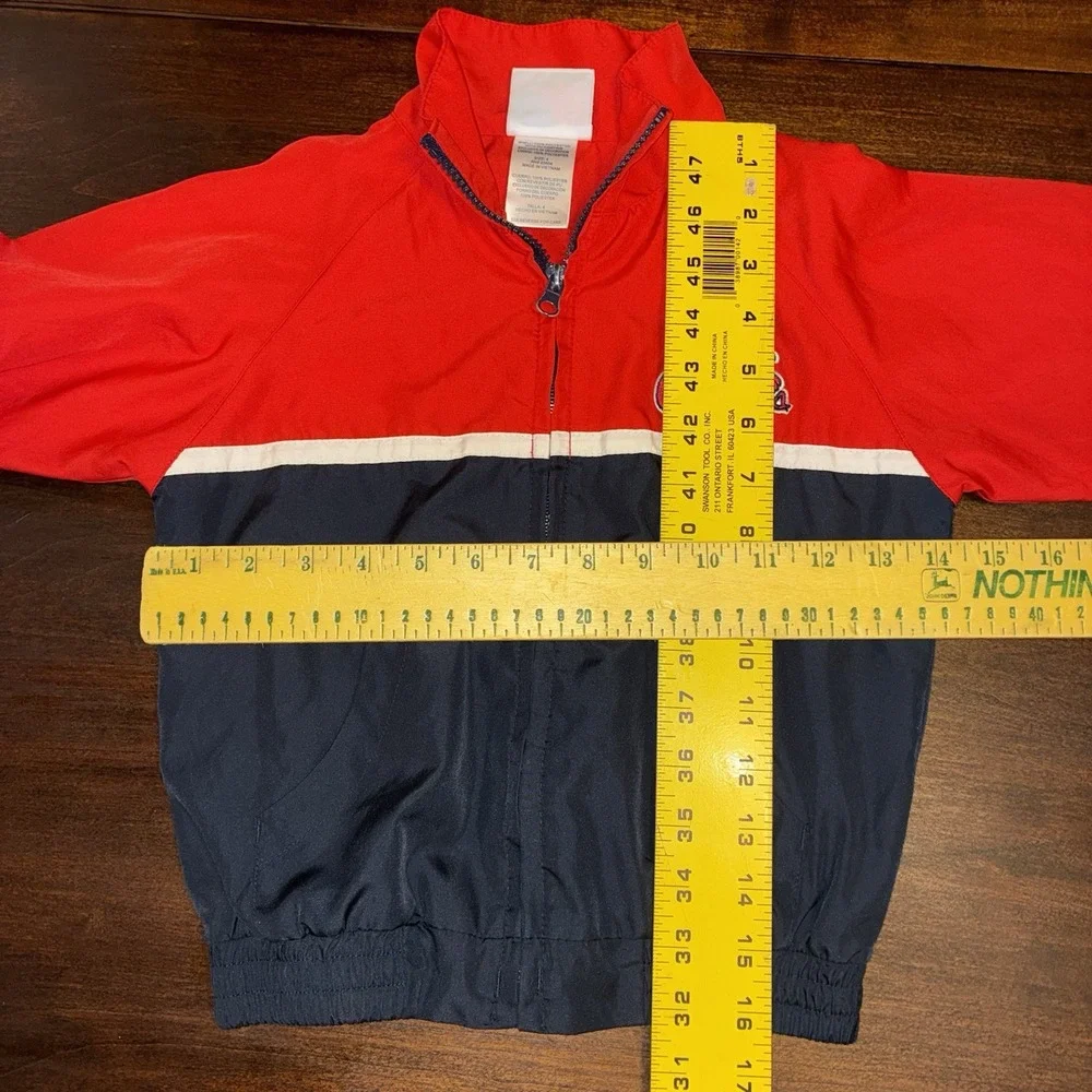 Majestic St. Louis Cardinals MLB Boy's Long Sleeve Light Weight Jacket Size 4